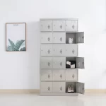 18-door stainless steel lockers