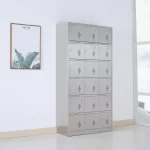 18-door stainless steel lockers