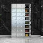 32-door stainless steel plate cabinet