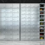 24-door plus 40-door combination dining cabinet