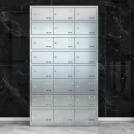 24-door stainless steel plate cabinet