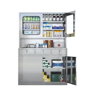 3-door stainless steel medicine cabinet