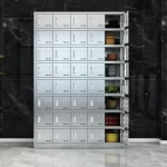 40-door stainless steel plate cabinet