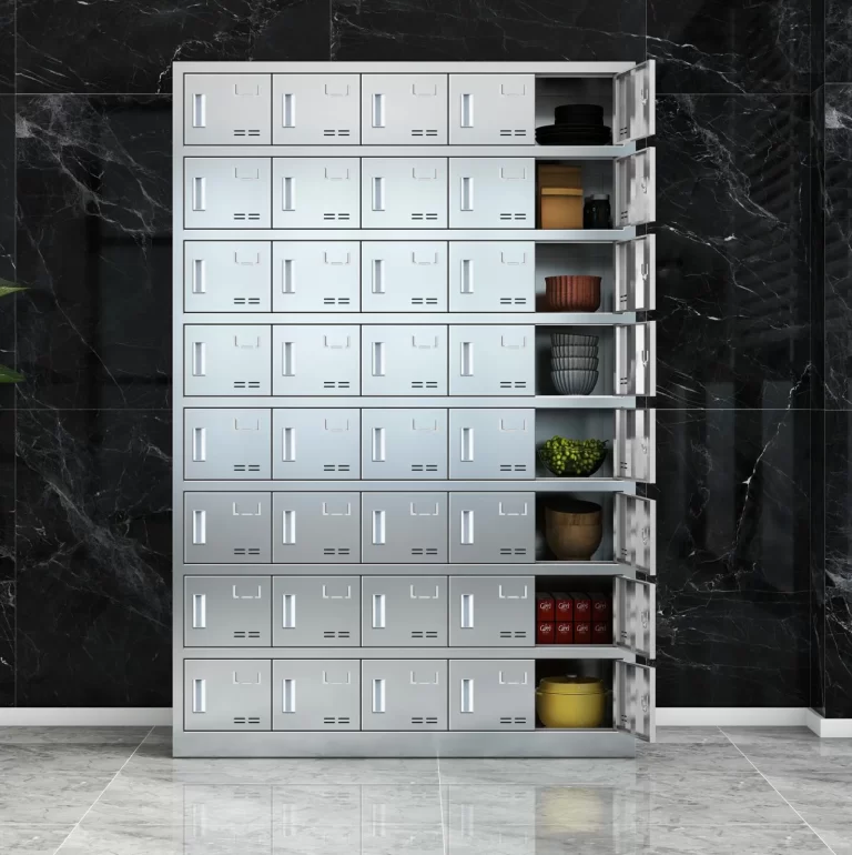 40-door stainless steel plate cabinet