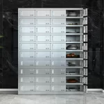 40-door stainless steel plate cabinet