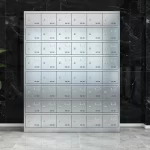 48-door stainless steel plate cabinet