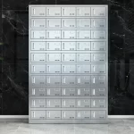 50-door stainless steel plate cabinet