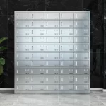 50-door stainless steel plate cabinet