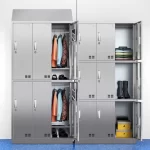 6-door stainless steel locker