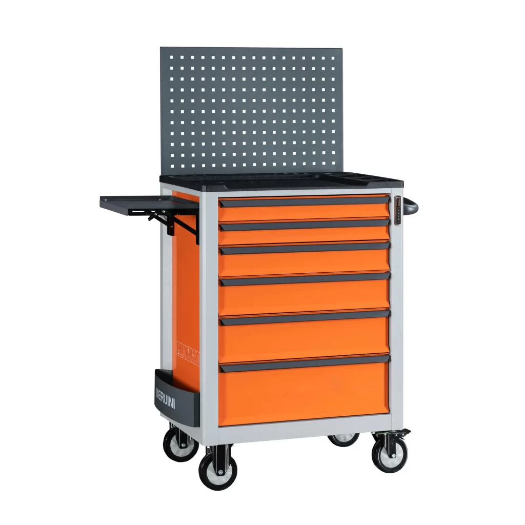 6 drawer tool cabinet trolley