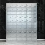 60-door stainless steel plate cabinet