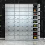 63-door stainless steel plate cabinet