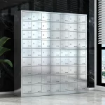 63-door stainless steel plate cabinet