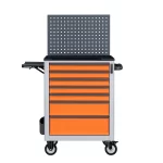 7 drawer tool cabinet trolley