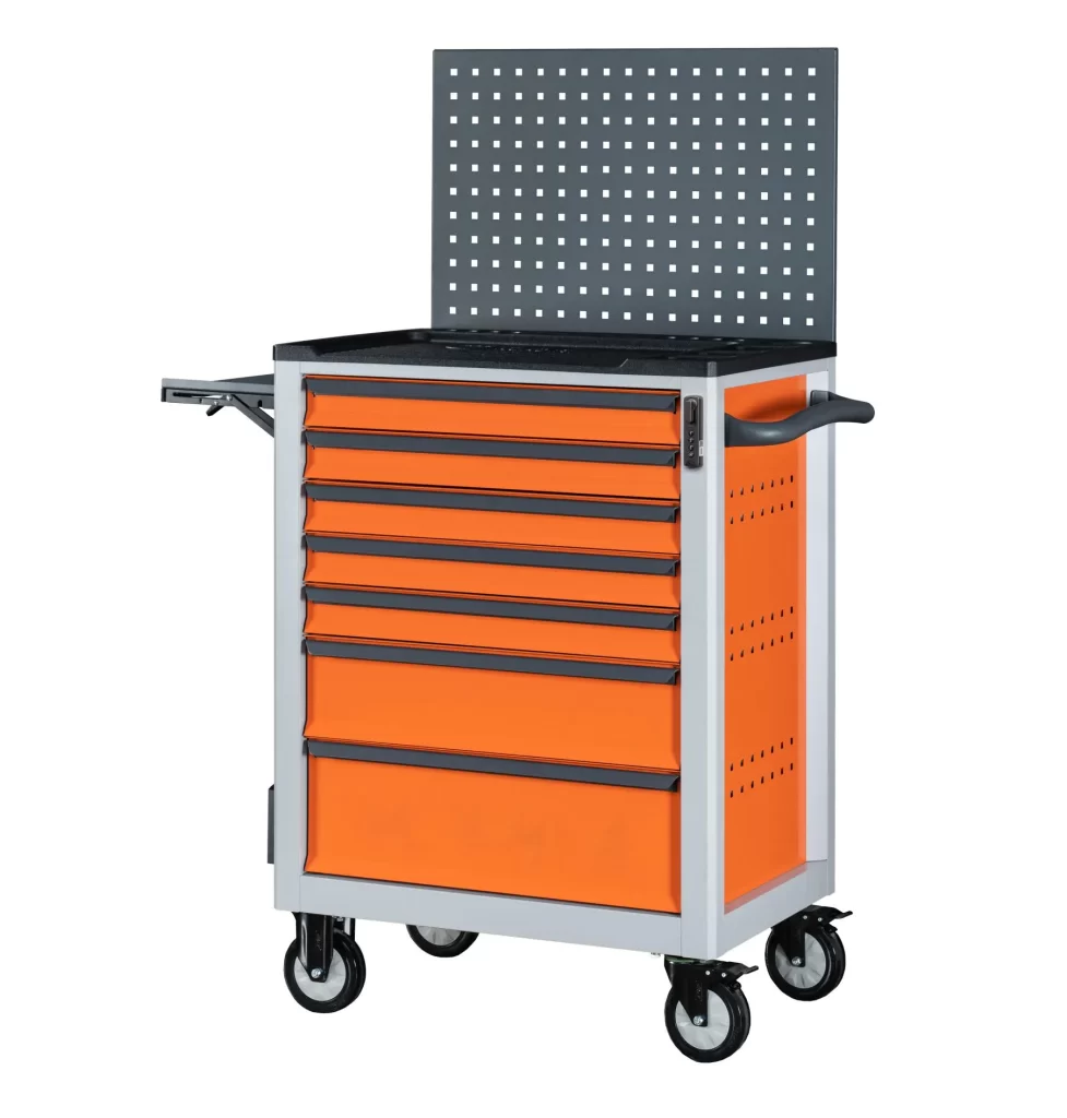 7 drawer tool cabinet trolley