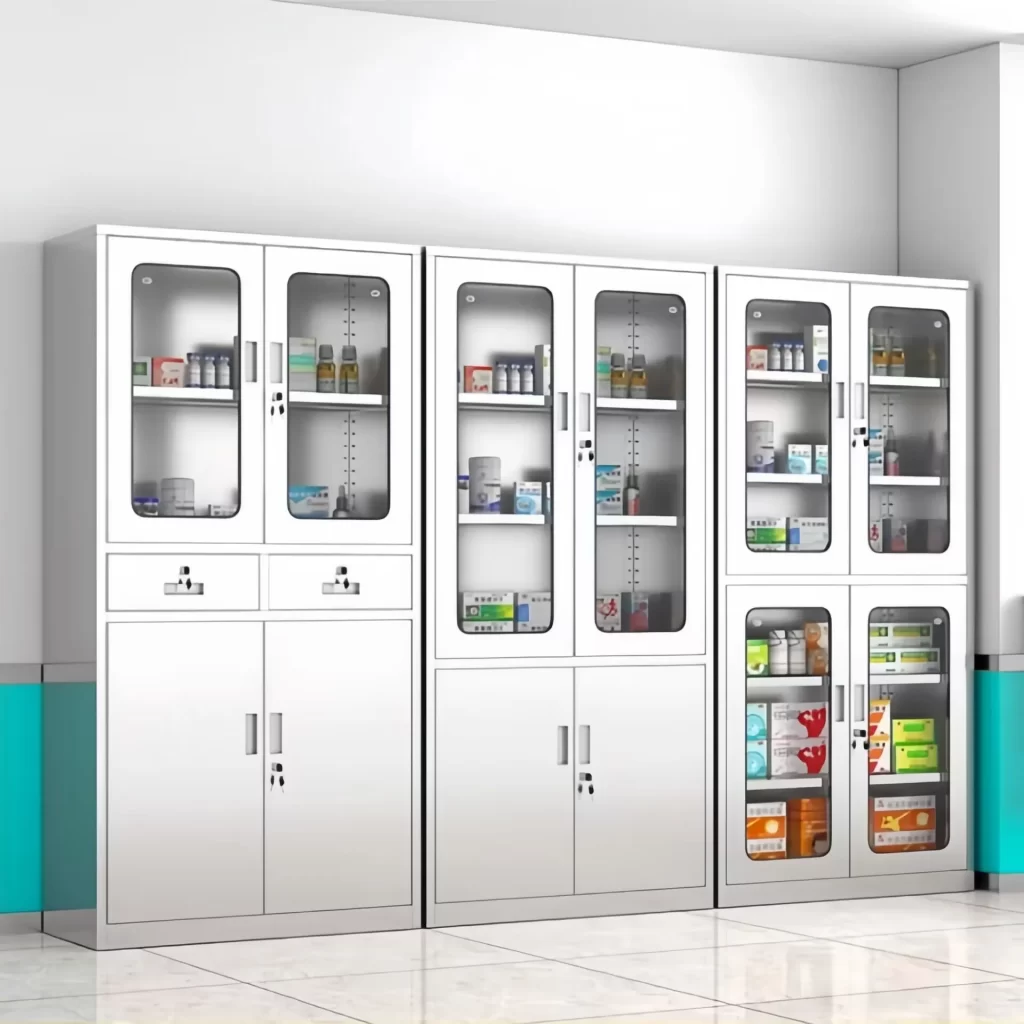 combined stainless steel medicine cabinet