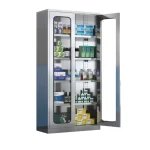 glass stainless steel medicine cabinet